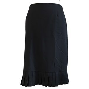 Tahari by ASL Pleated Bottom Pencil Skirt, Size 16